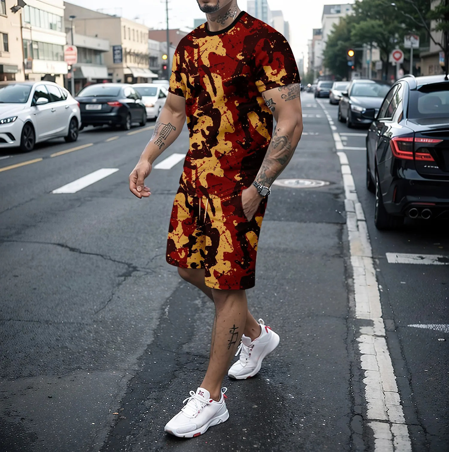 Camouflage Outdoor Tracksuits  - Summer Clothing Petite recension och pris