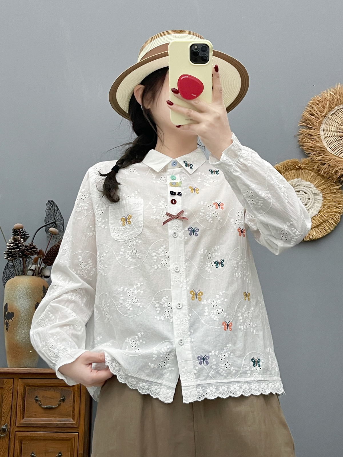 Women's Bohemian Blouse Ethnic - Japan Summer Clothing Women recension och pris