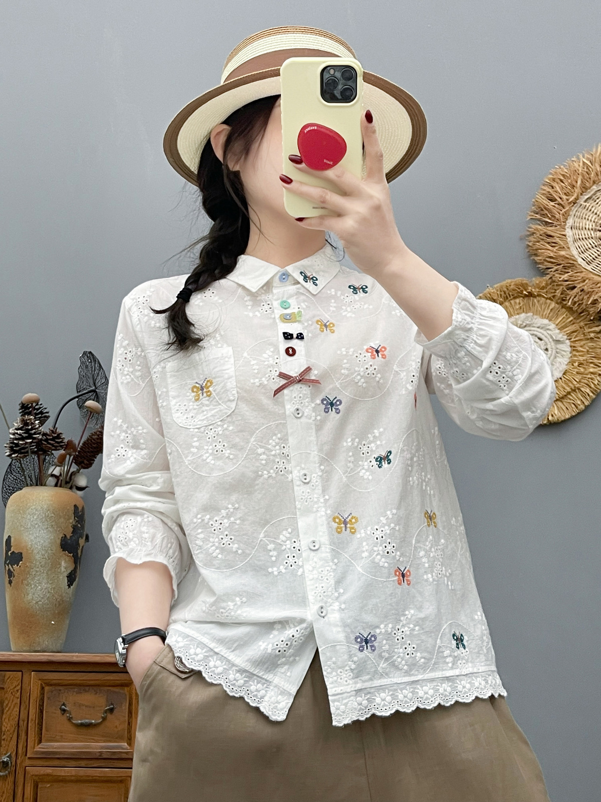 Women's Bohemian Blouse Ethnic - Japan Summer Clothing Women recension och pris