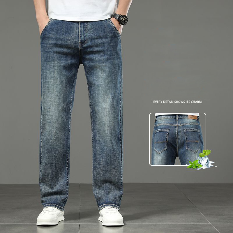 Vintage Men's Jeans Summer Thi - Vintage Summer Clothing Brand recension och pris