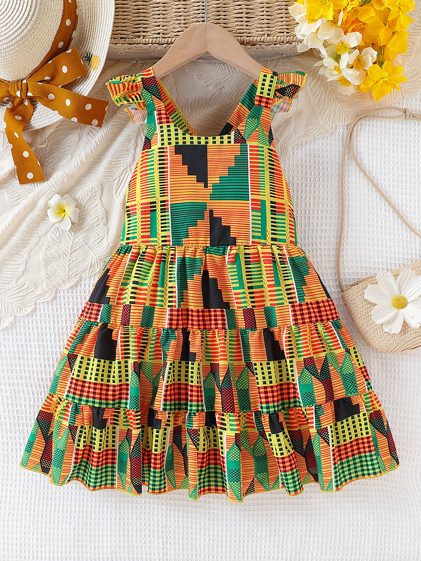 Girls summer African bohemian  - Summer Clothing Vacation recension och pris