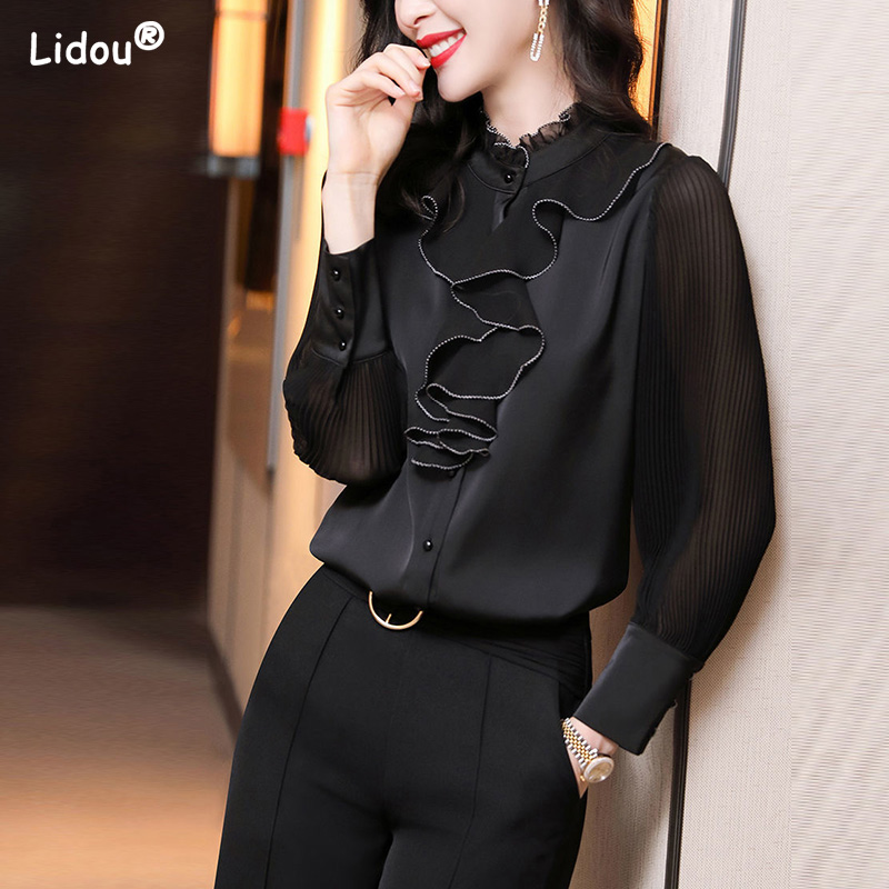 Premium Black Ruffled Straight - Summer Clothing Colors recension och pris