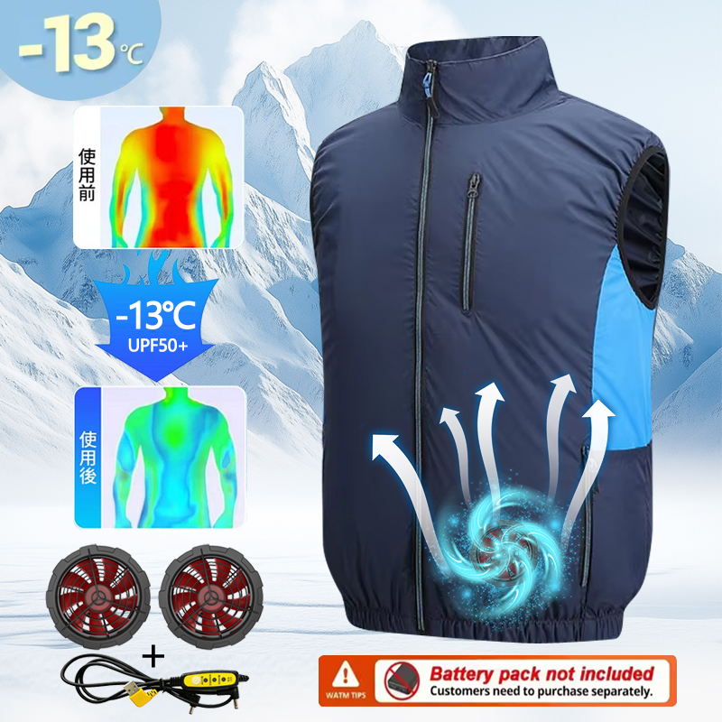 Fan Vest, Fan Jacket for Men a - Yours Clothing Summer Jackets recension och pris