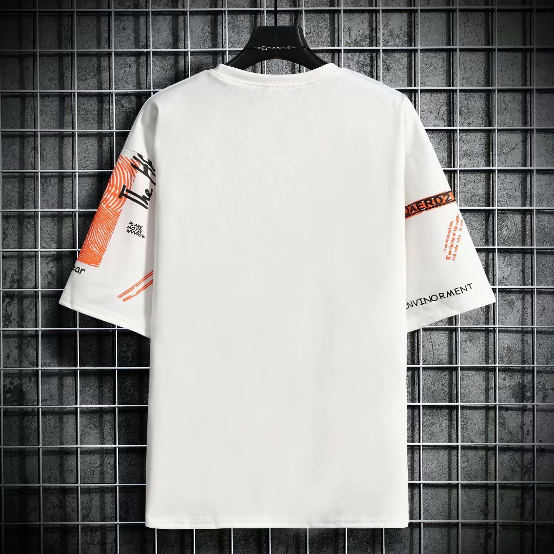 Men Harajuku Graphic Black Sum - Vintage Summer Clothing Brand recension och pris