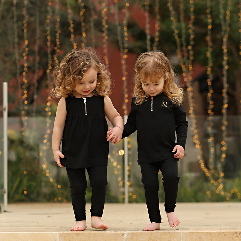 Summer black ribbed family mat - Summer Clothing Newborn recension och pris