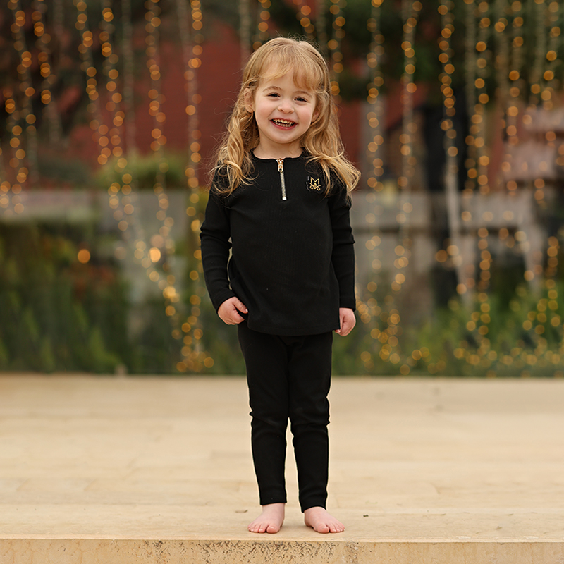 Summer black ribbed family mat - Summer Clothing Newborn recension och pris