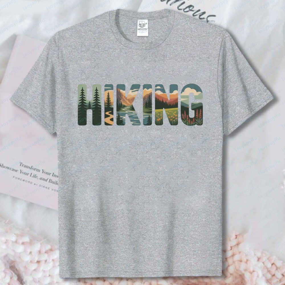 Hiking Tees Nature Landscape L - Summer Clothing Clipart recension och pris