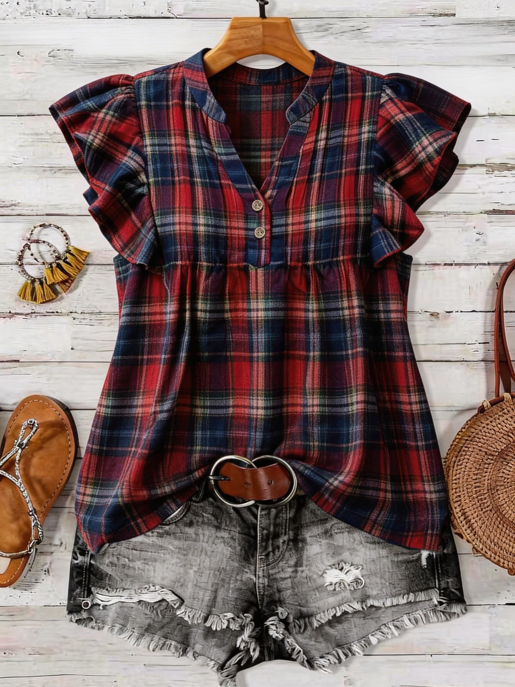 plus Size Retro round Neck Pri - Summer Clothing Colors recension och pris