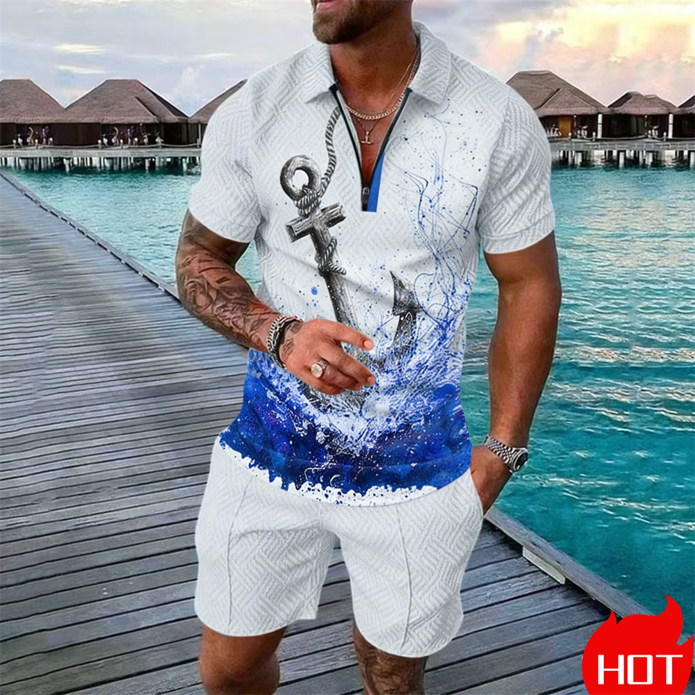 Summer man polo shirt set Vint - Summer Clothing Vacation recension och pris