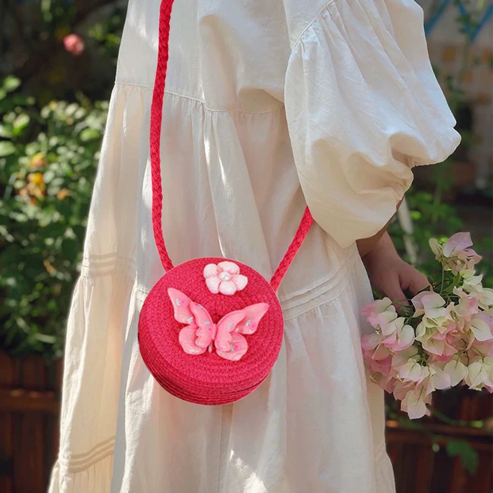 Round Shape Straw Bag Princess - Beach Bag Straw recension och pris