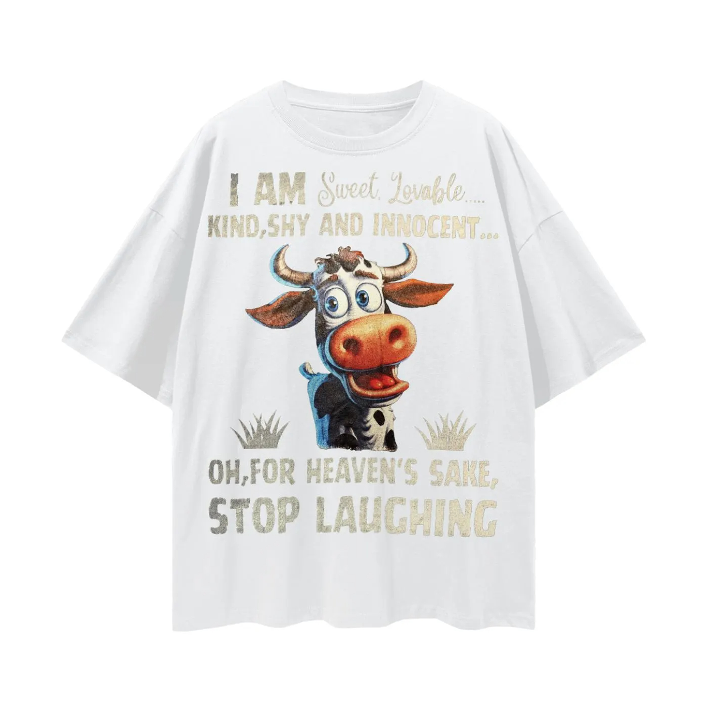 Loveable Cow Clipart Shirt Fun - Summer Clothing Clipart recension och pris