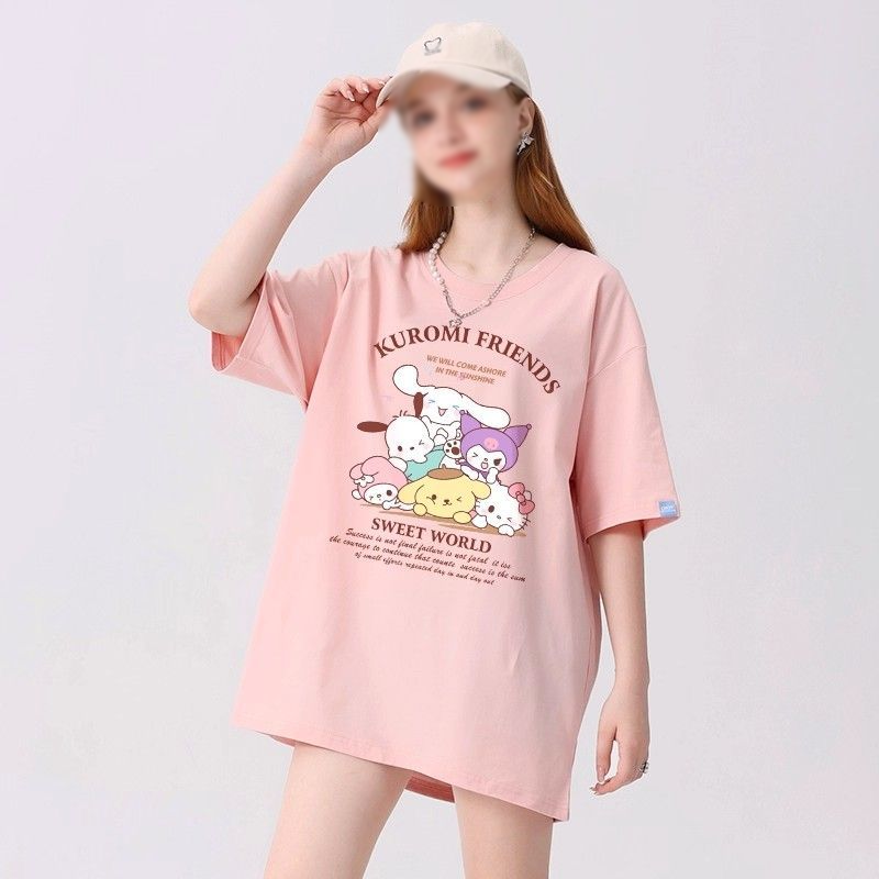 Sanrio Cinnamoroll Yk2 T-Shirt - Summer Clothing Cheap recension och pris