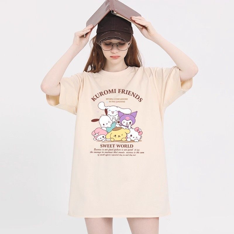 Sanrio Cinnamoroll Yk2 T-Shirt - Summer Clothing Cheap recension och pris